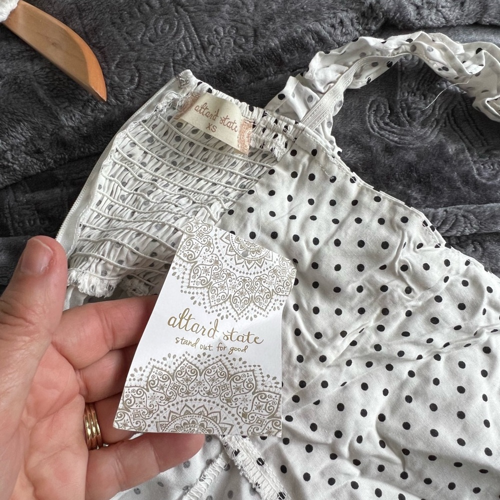 Polka Dot Ruffle Dress - Picture 6 of 6